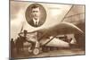 Lindbergh and Spirit of St. Louis-null-Mounted Art Print