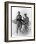 Lindbergh and Wright with Wrecked Plane Photograph - St. Louis, MO-Lantern Press-Framed Art Print