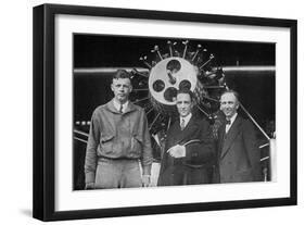 Lindbergh, Byrd, Chamberln-null-Framed Photographic Print