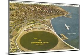 Lindbergh Field Airport, San Diego, California-null-Mounted Art Print