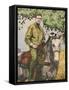 Lindbergh in Mexico-null-Framed Stretched Canvas