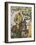 Lindbergh in Mexico-null-Framed Art Print