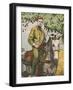 Lindbergh in Mexico-null-Framed Art Print