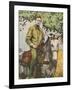 Lindbergh in Mexico-null-Framed Art Print