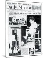 Lindbergh Kidnap, First Pictures. How the Baby was Stolen from Bed-null-Mounted Photographic Print