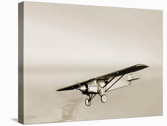 Lindbergh's Spirit of St Louis Airplane-Detlev Van Ravenswaay-Stretched Canvas