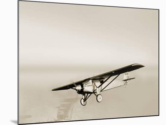 Lindbergh's Spirit of St Louis Airplane-Detlev Van Ravenswaay-Mounted Photographic Print