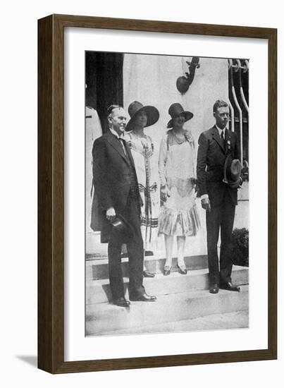 Lindbergh, White House-null-Framed Photographic Print