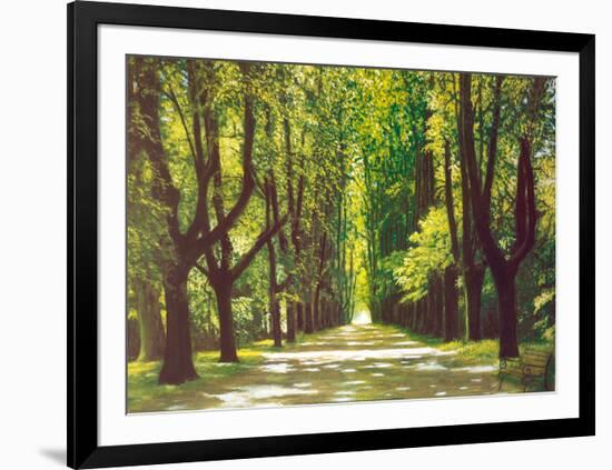 Lindenallee-Andreas Scholz-Framed Art Print