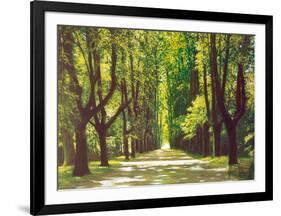 Lindenallee-Andreas Scholz-Framed Art Print