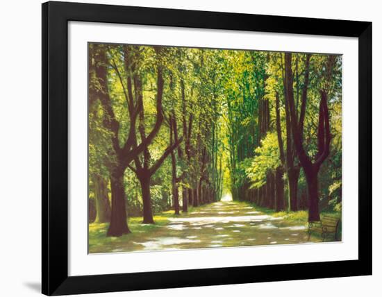 Lindenallee-Andreas Scholz-Framed Art Print