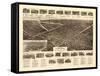 Lindenhurst, New York - Panoramic Map-Lantern Press-Framed Stretched Canvas