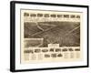 Lindenhurst, New York - Panoramic Map-Lantern Press-Framed Art Print