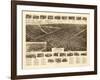 Lindenhurst, New York - Panoramic Map-Lantern Press-Framed Art Print