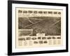 Lindenhurst, New York - Panoramic Map-Lantern Press-Framed Art Print