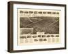 Lindenhurst, New York - Panoramic Map-Lantern Press-Framed Art Print