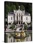 Linderhof Castle, Bavaria, Germany-Peter Scholey-Stretched Canvas