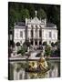 Linderhof Castle, Bavaria, Germany-Peter Scholey-Stretched Canvas