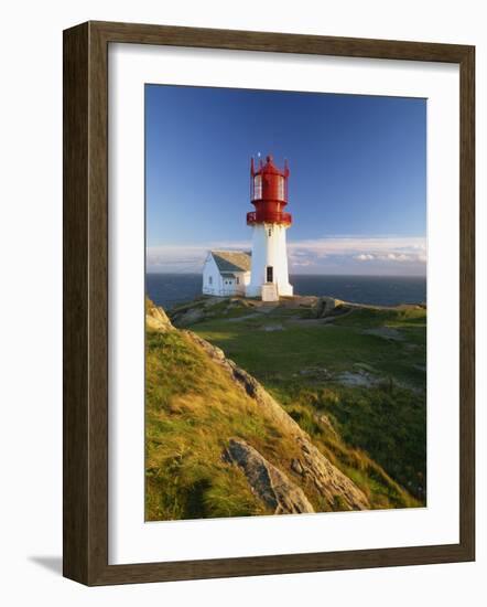 Lindesnes Fyr Lighthouse, Southernmost Point in Norway, Scandinavia, Europe-Gavin Hellier-Framed Photographic Print