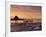 Lindisfarne at Sunrise, Holy Island, Northumberland, England, United Kingdom, Europe-Wogan David-Framed Photographic Print