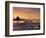 Lindisfarne at Sunrise, Holy Island, Northumberland, England, United Kingdom, Europe-Wogan David-Framed Photographic Print