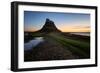 Lindisfarne Castle at dawn, Northumberland, England, United Kingdom, Europe-Karen Deakin-Framed Photographic Print