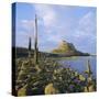 Lindisfarne Castle, Holy Island, Northumberland, England-Roy Rainford-Stretched Canvas