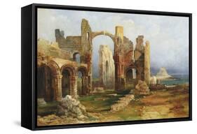 Lindisfarne Priory, C.1837-Thomas Miles Richardson-Framed Stretched Canvas