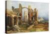 Lindisfarne Priory, C.1837-Thomas Miles Richardson-Stretched Canvas