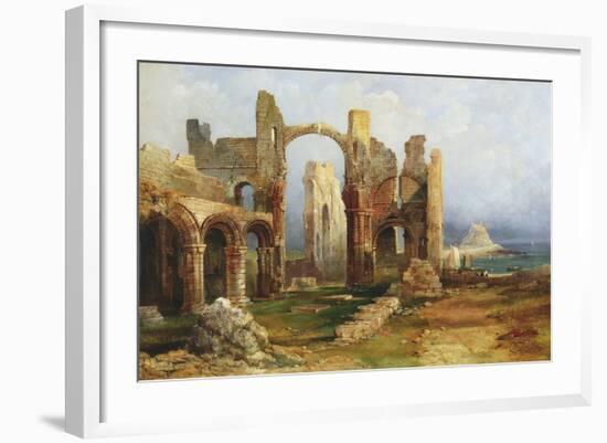 Lindisfarne Priory, C.1837-Thomas Miles Richardson-Framed Giclee Print