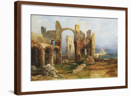 Lindisfarne Priory, C.1837-Thomas Miles Richardson-Framed Giclee Print