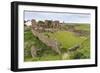 Lindisfarne Priory, Early Christian Site, and Village, Elevated View, Holy Island-Eleanor Scriven-Framed Photographic Print