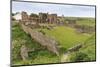 Lindisfarne Priory, Early Christian Site, and Village, Elevated View, Holy Island-Eleanor Scriven-Mounted Photographic Print