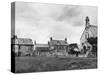 Lindisfarne Village-null-Stretched Canvas