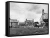 Lindisfarne Village-null-Framed Stretched Canvas