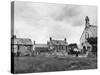 Lindisfarne Village-null-Stretched Canvas