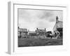 Lindisfarne Village-null-Framed Photographic Print
