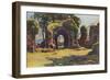 Lindores Abbey, Scotland-EW Haslehust-Framed Art Print