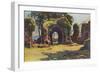 Lindores Abbey, Scotland-EW Haslehust-Framed Art Print