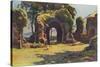 Lindores Abbey, Scotland-EW Haslehust-Stretched Canvas