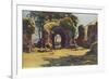 Lindores Abbey, Scotland-EW Haslehust-Framed Art Print