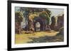 Lindores Abbey, Scotland-EW Haslehust-Framed Art Print