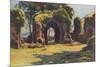 Lindores Abbey, Scotland-EW Haslehust-Mounted Art Print