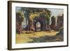 Lindores Abbey, Scotland-EW Haslehust-Framed Art Print