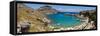 Lindos Acropolis and Harbour, Lindos, Rhodes, Greece-Doug Pearson-Framed Stretched Canvas