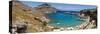 Lindos Acropolis and Harbour, Lindos, Rhodes, Greece-Doug Pearson-Stretched Canvas