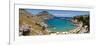 Lindos Acropolis and Harbour, Lindos, Rhodes, Greece-Doug Pearson-Framed Photographic Print