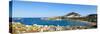 Lindos Acropolis and Village, Lindos, Rhodes, Greece-Doug Pearson-Stretched Canvas