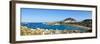 Lindos Acropolis and Village, Lindos, Rhodes, Greece-Doug Pearson-Framed Photographic Print