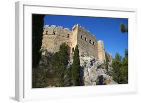 Lindos Acropolis. Lindos, Rhodes, Dodecanese, Greek Islands, Greece, Europe-Tuul-Framed Photographic Print